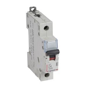 Wyłącznik nadprądowy S 301 1P D 4A 6000A serii DX3 | 407966 Legrand Wyłącznik nadprądowy S 301 1P D 4A 6000A serii DX3 | 407966 Legrand