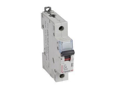 Wyłącznik nadprądowy S 301 1P D 4A 6000A serii DX3 | 407966 Legrand
