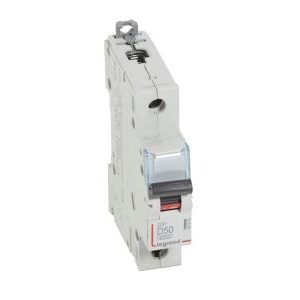 Wyłącznik nadprądowy S 301 1P D 50A 6000A serii DX3 | 407976 Legrand Wyłącznik nadprądowy S 301 1P D 50A 6000A serii DX3 | 407976 Legrand