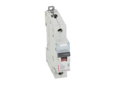 Wyłącznik nadprądowy S 301 1P D 50A 6000A serii DX3 | 407976 Legrand