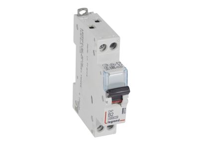 Wyłącznik nadprądowy S 301N 1P+N B 2 6000A serii DX3 | 407469 Legrand