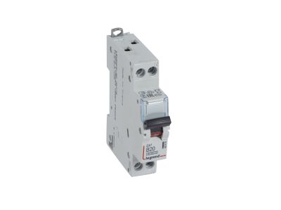 Wyłącznik nadprądowy S 301N 1P+N B 20 6000A serii DX3 | 407476 Legrand