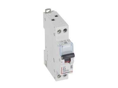 Wyłącznik nadprądowy S 301N 1P+N B 3 6000A serii DX3 | 407470 Legrand