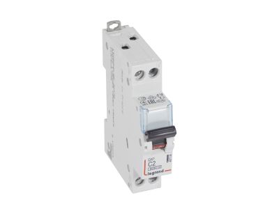 Wyłącznik nadprądowy S 301N 1P+N C 2 6000A serii DX3 | 407735 Legrand