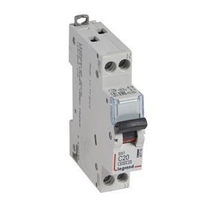 Wyłącznik nadprądowy S 301N 1P+N C 20 6000A serii DX3 | 407743 Legrand Wyłącznik nadprądowy S 301N 1P+N C 20 6000A serii DX3 | 407743 Legrand