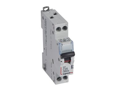 Wyłącznik nadprądowy S 301N 1P+N C 25 6000A serii DX3 | 407744 Legrand