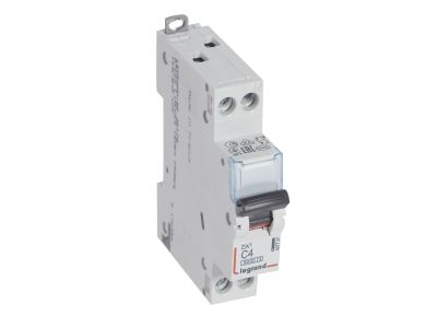 Wyłącznik nadprądowy S 301N 1P+N C 4 6000A serii DX3 | 407737 Legrand