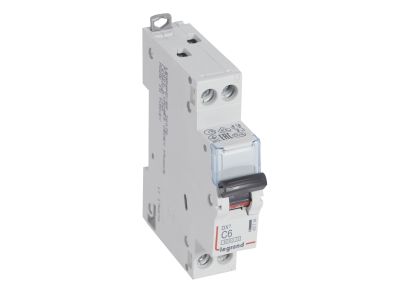 Wyłącznik nadprądowy S 301N 1P+N C 6 6000A serii DX3 | 407738 Legrand