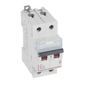 Wyłącznik nadprądowy S 302 2P B 13A 6000A serii DX3 | 407508 Legrand Wyłącznik nadprądowy S 302 2P B 13A 6000A serii DX3 | 407508 Legrand