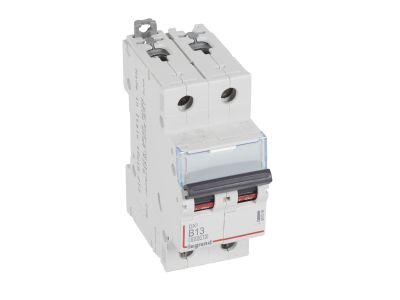 Wyłącznik nadprądowy S 302 2P B 13A 6000A serii DX3 | 407508 Legrand