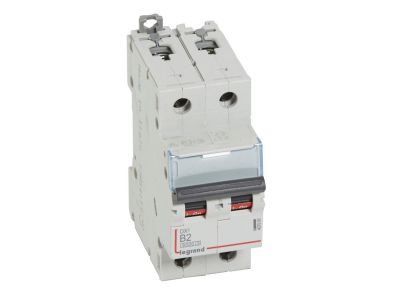 Wyłącznik nadprądowy S302 2P B 2A 6kA serii DX3 | 407503 Legrand