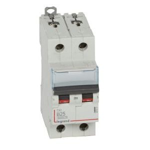Wyłącznik nadprądowy S 302 2P B 25A 6000A serii DX3 | 407511 Legrand Wyłącznik nadprądowy S 302 2P B 25A 6000A serii DX3 | 407511 Legrand