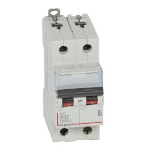 Wyłącznik nadprądowy S 302 2P B 32A 6000A serii DX3 | 407512 Legrand Wyłącznik nadprądowy S 302 2P B 32A 6000A serii DX3 | 407512 Legrand