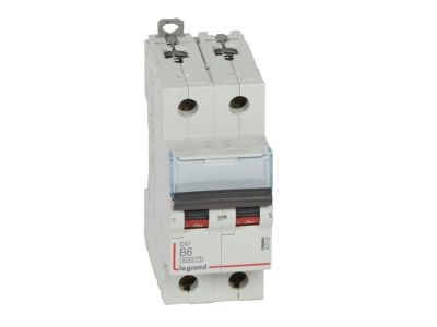 Wyłącznik nadprądowy S302 2P B 6A 6kA serii DX3 | 407506 Legrand