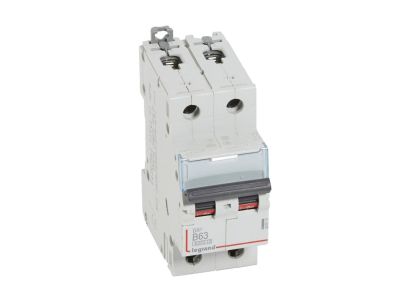 Wyłącznik nadprądowy S 302 2P B 63A 6000A serii DX3 | 407515 Legrand