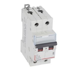 Wyłącznik nadprądowy S 302 2P C 13A 6000A serii DX3 | 407799 Legrand Wyłącznik nadprądowy S 302 2P C 13A 6000A serii DX3 | 407799 Legrand