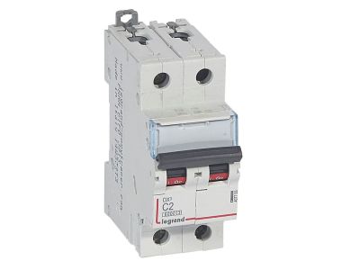 Wyłącznik nadprądowy S302 2P C 2A 6kA serii DX3 | 407793 Legrand