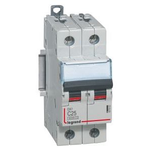Wyłącznik nadprądowy S 302 2P C 25A 6000A serii DX3 | 407802 Legrand Wyłącznik nadprądowy S 302 2P C 25A 6000A serii DX3 | 407802 Legrand