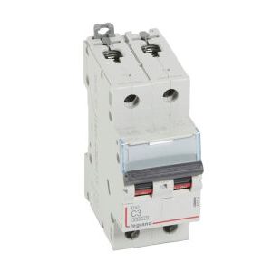Wyłącznik nadprądowy S 302 2P C 3A 6000A serii DX3 | 407794 Legrand Wyłącznik nadprądowy S 302 2P C 3A 6000A serii DX3 | 407794 Legrand