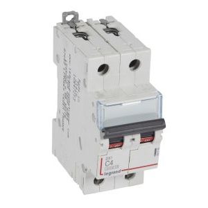 Wyłącznik nadprądowy S 302 2P C 4A 6000A serii DX3 | 407795 Legrand Wyłącznik nadprądowy S 302 2P C 4A 6000A serii DX3 | 407795 Legrand