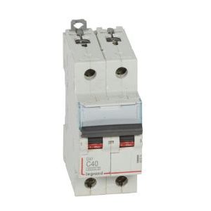 Wyłącznik nadprądowy S 302 2P C 40A 6000A serii DX3 | 407804 Legrand Wyłącznik nadprądowy S 302 2P C 40A 6000A serii DX3 | 407804 Legrand