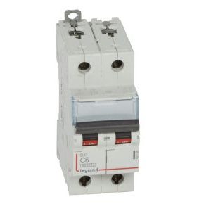 Wyłącznik nadprądowy S302 2P C 6A 6kA serii DX3 | 407796 Legrand