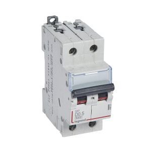 Wyłącznik nadprądowy S 302 2P D 0,5A 6000A serii DX3 | 408022 Legrand Wyłącznik nadprądowy S 302 2P D 0,5A 6000A serii DX3 | 408022 Legrand