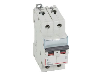 Wyłącznik nadprądowy S 302 2P D 1A 6000A serii DX3 | 408023 Legrand