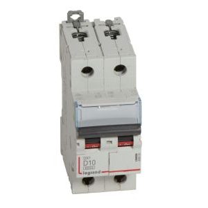Wyłącznik nadprądowy S 302 2P D 10A 6000A serii DX3 | 408029 Legrand Wyłącznik nadprądowy S 302 2P D 10A 6000A serii DX3 | 408029 Legrand