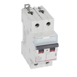 Wyłącznik nadprądowy S 302 2P D 13A 6000A serii DX3 | 408030 Legrand Wyłącznik nadprądowy S 302 2P D 13A 6000A serii DX3 | 408030 Legrand