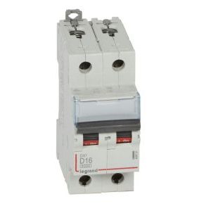 Wyłącznik nadprądowy S 302 2P D 16A 6000A serii DX3 | 408031 Legrand Wyłącznik nadprądowy S 302 2P D 16A 6000A serii DX3 | 408031 Legrand