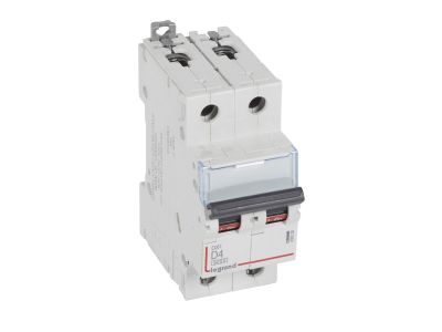 Wyłącznik nadprądowy S 302 2P D 4A 6000A serii DX3 | 408026 Legrand