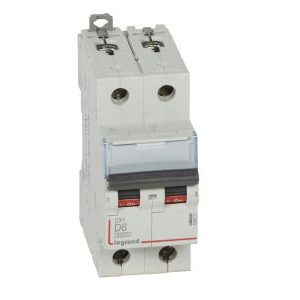 Wyłącznik nadprądowy S 302 2P D 6A 6000A serii DX3 | 408027 Legrand Wyłącznik nadprądowy S 302 2P D 6A 6000A serii DX3 | 408027 Legrand