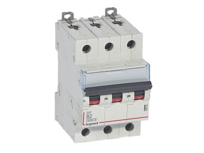 Wyłącznik nadprądowy S 303 3P B 2A 6000A serii DX3 | 407555 Legrand