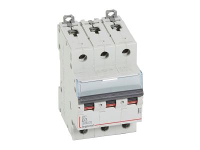 Wyłącznik nadprądowy S 303 3P B 3A 6000A serii DX3 | 407556 Legrand
