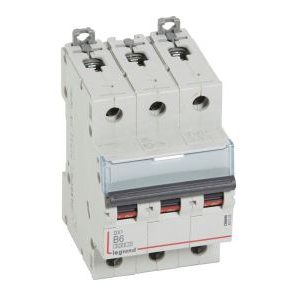 Wyłącznik nadprądowy S303 3P B 6A 6kA serii DX3 | 407558 Legrand Wyłącznik nadprądowy S303 3P B 6A 6kA serii DX3 | 407558 Legrand