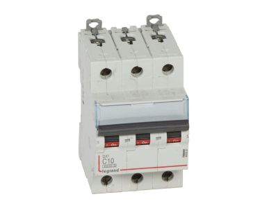 Wyłącznik nadprądowy S303 3P C 10A 6000A serii DX3 | 407857 Legrand