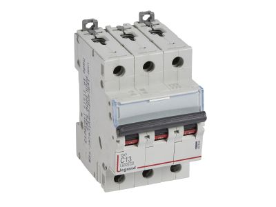 Wyłącznik nadprądowy S 303 3P C 13A 6000A serii DX3 | 407858 Legrand