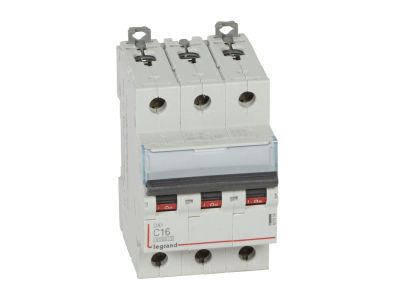 Wyłącznik nadprądowy S 303 DX3 6KA 3P C16 | 407859 Legrand