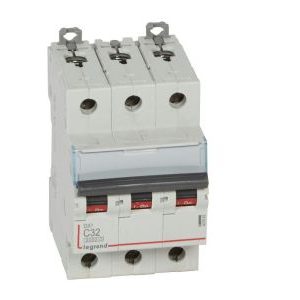 Wyłącznik nadprądowy S 303 3P C 32A 6000A serii DX3 | 407862 Legrand Wyłącznik nadprądowy S 303 3P C 32A 6000A serii DX3 | 407862 Legrand