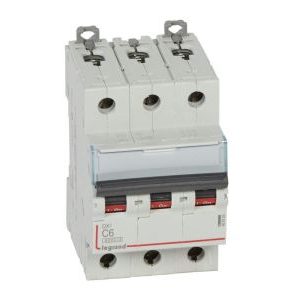 Wyłącznik nadprądowy S 303 3P C 6A 6000A serii DX3 | 407855 Legrand Wyłącznik nadprądowy S 303 3P C 6A 6000A serii DX3 | 407855 Legrand