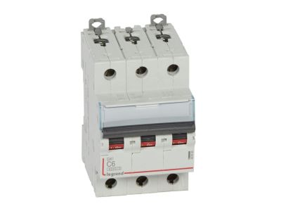 Wyłącznik nadprądowy S 303 3P C 6A 6000A serii DX3 | 407855 Legrand