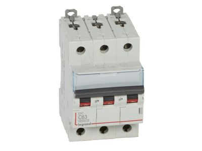Wyłącznik nadprądowy S303 3P C 63A 6000A serii DX3 | 407865 Legrand