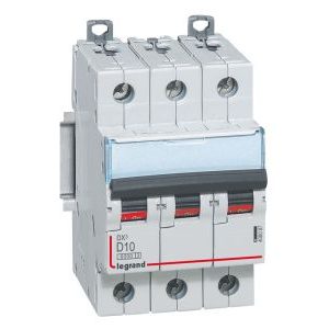 Wyłącznik nadprądowy S 303 3P D 10A 6000A serii DX3 | 408087 Legrand Wyłącznik nadprądowy S 303 3P D 10A 6000A serii DX3 | 408087 Legrand