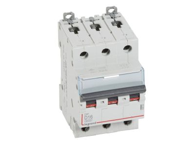 Wyłącznik nadprądowy S 303 3P D 16A 6000A serii DX3 | 408089 Legrand