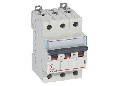 Wyłącznik nadprądowy S 303 3P D 3A 6000A serii DX3 | 408083 Legrand