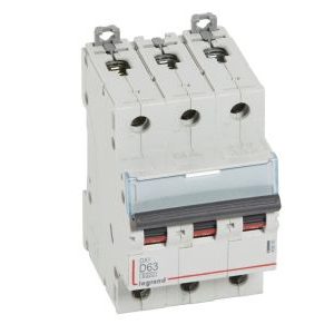 Wyłącznik nadprądowy S 303 3P D 63A 6000A serii DX3 | 408095 Legrand Wyłącznik nadprądowy S 303 3P D 63A 6000A serii DX3 | 408095 Legrand