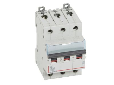 Wyłącznik nadprądowy S 303 3P D 63A 6000A serii DX3 | 408095 Legrand