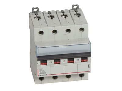 Wyłącznik nadprądowy S304 4P DX3 6000A B16 | 407624 Legrand