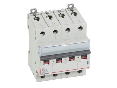Wyłącznik nadprądowy S 304 4P B 25A 6000A serii DX3 | 407626 Legrand